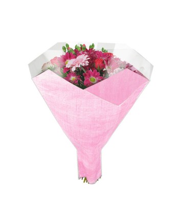 BOLSA BOUQUET "DUO" ROSA....