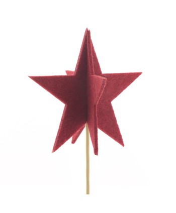PICK ESTRELLA FIELTRO ROJA....