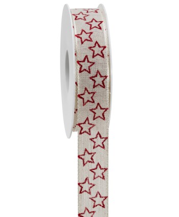 CINTA DE NAVIDAD ESTRELLAS....