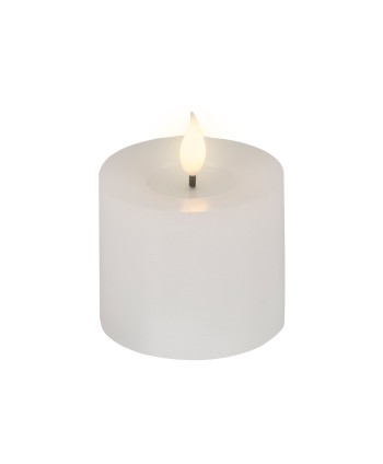 VELA RÚSTICA BLANCA CON....