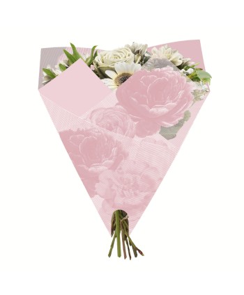 BOLSA BOUQUET PEONIAS ROSA....
