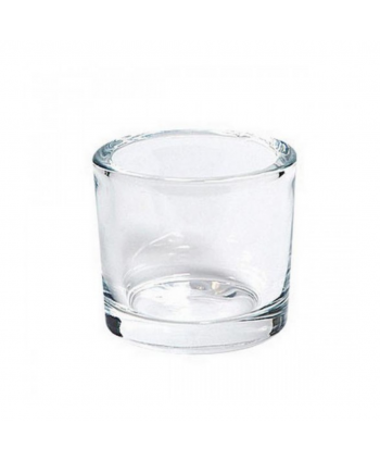MACETA DE CRISTAL REDONDA....