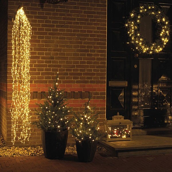 Cascada Luces de Navidad con efecto Flashing
