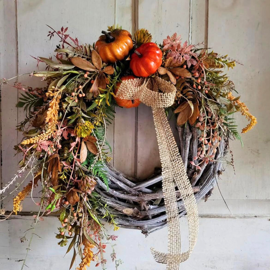 Inspira tu floristería este otoño con coronas únicas y llenas de encanto.