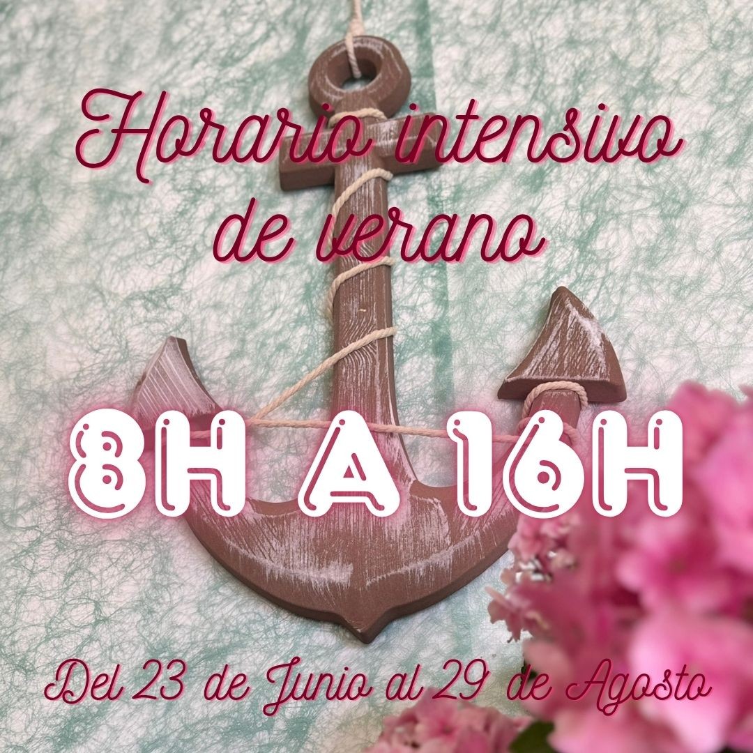 HORARIO INTENSIVO DE VERANO